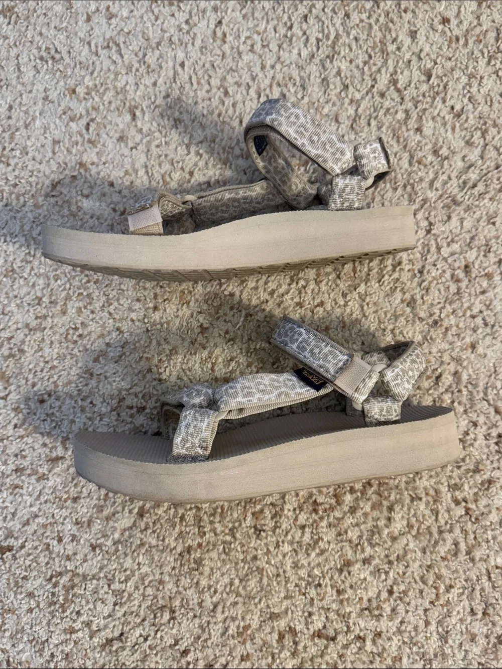 Teva Beige Strap Sandals